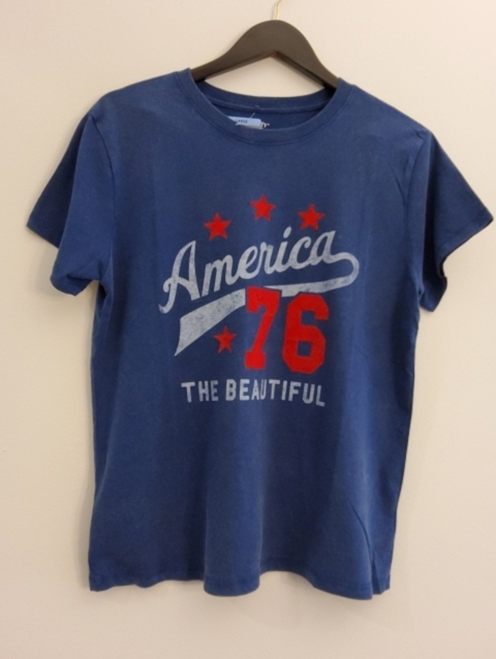 Navy Blue America The Beautiful 76 Tee - NWT